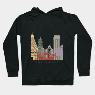 Zhongshan skyline poster Hoodie